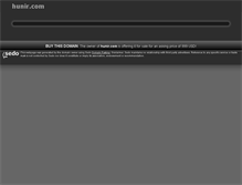Tablet Screenshot of hunir.com